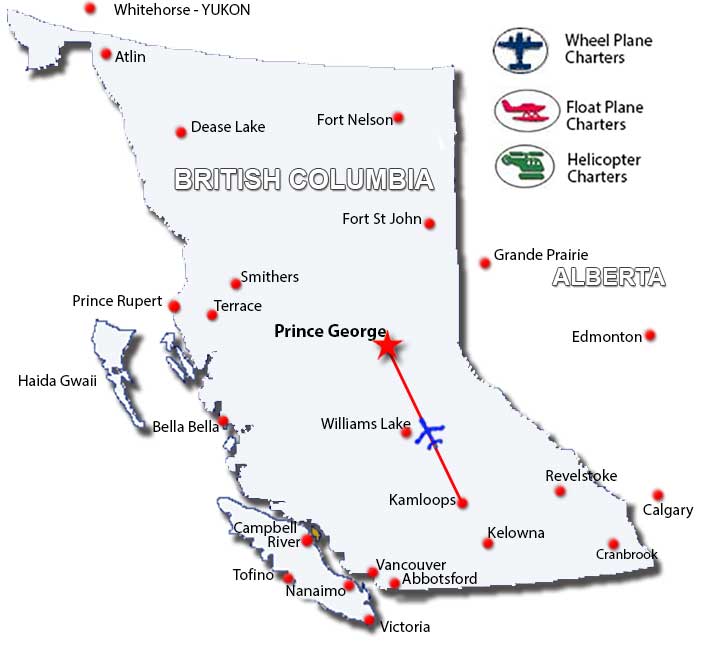 Prince George Charter Flights 